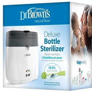 Dr Browns Deluxe Six Bottle Electric Steam Sterilizer AC045 New in Box